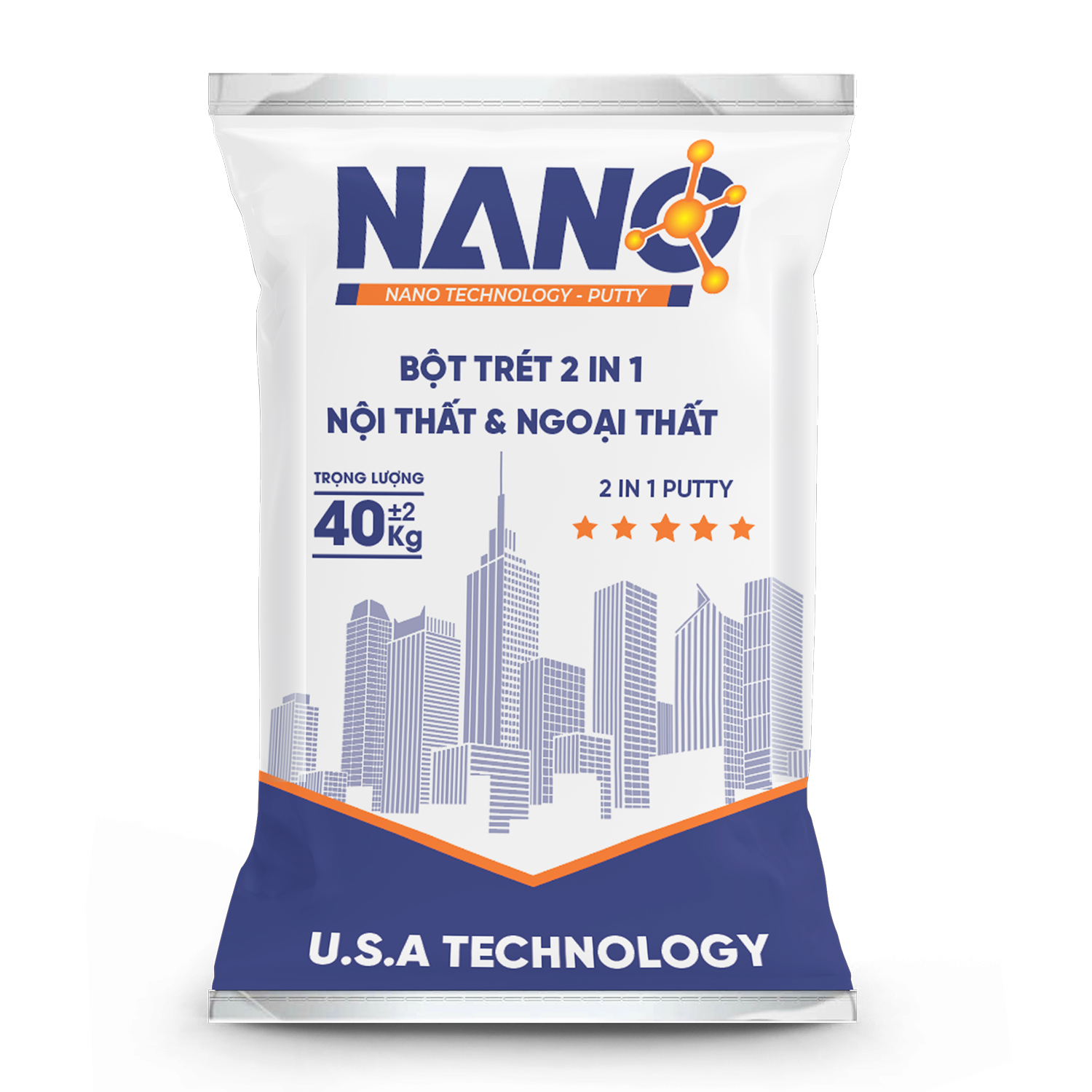 Bột trét ngoại thất 1 14