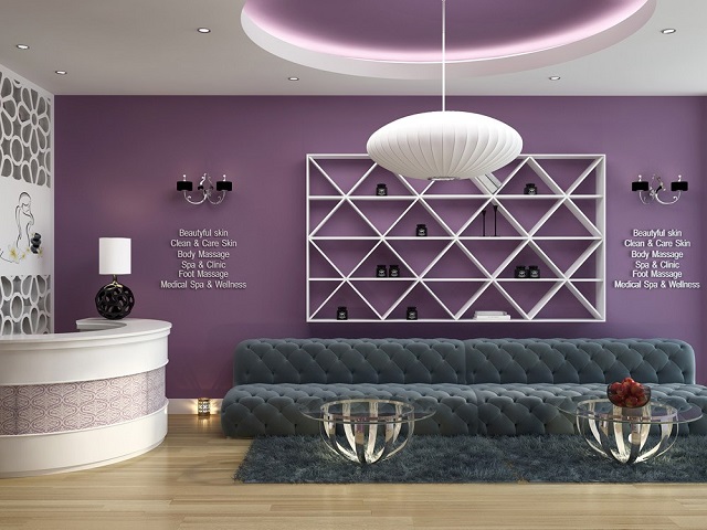 màu sơn cho spa thơ mộng với mã màu Prophetic Purple