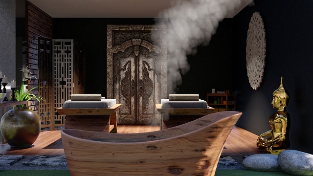 màu sơn cho spa với mã màu Black Magic