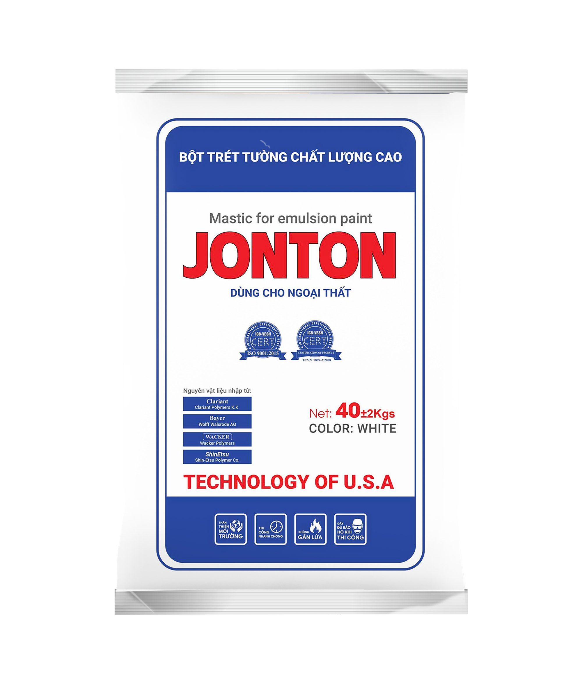 Jonton bột trét tường ngoại thất 1 jonton bot tret tuong ngoai that jonton bot tret tuong ngoai that 40kg png