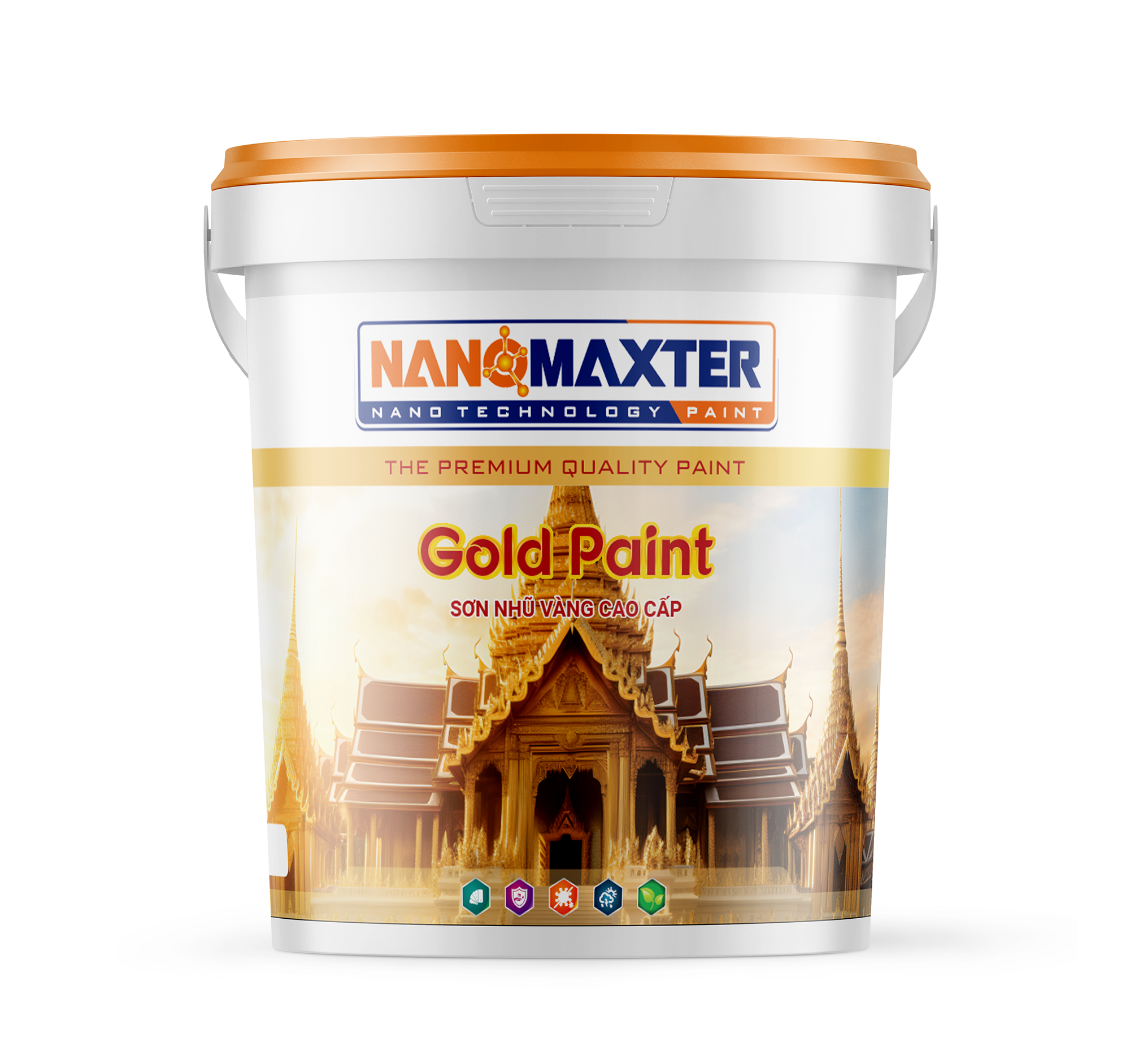 Sơn nhũ vàng cao cấp Gold Paint 1 son nhu vang cao cap gold paint son nhu vang cao cap gold paint 18l png