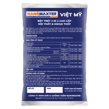 Việt Mỹ bột trét 2 in 1 cao cấp nội thất và ngoại thất 3 viet my bot tret 2 in 1 cao cap noi that va ngoai that viet my bot tret 2 in 1 cao cap noi that va ngoai that mat sau png